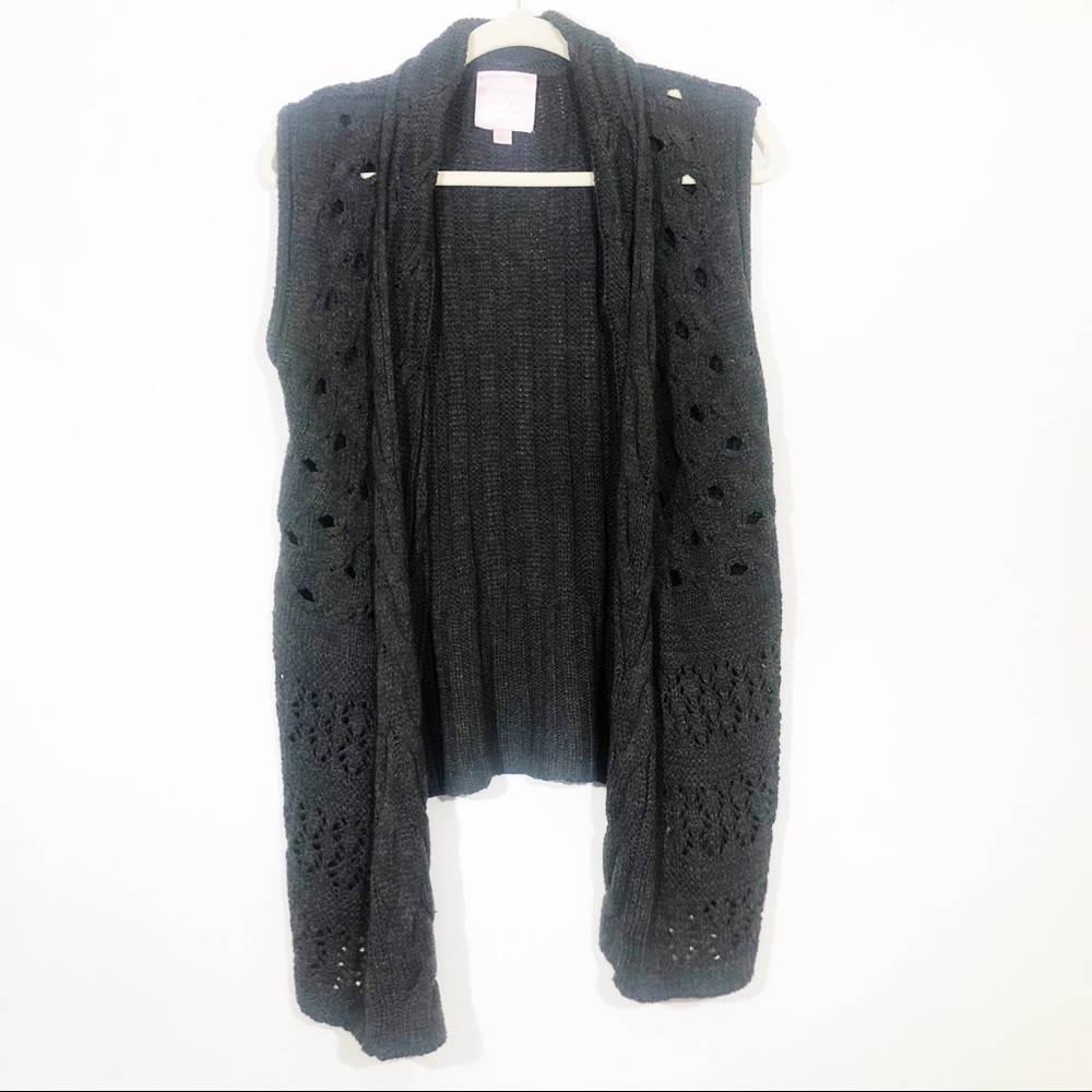 Romeo & Juliet Couture | Open Crochet Cardigan